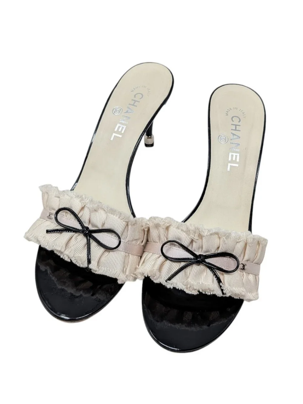 CHANEL slide mules